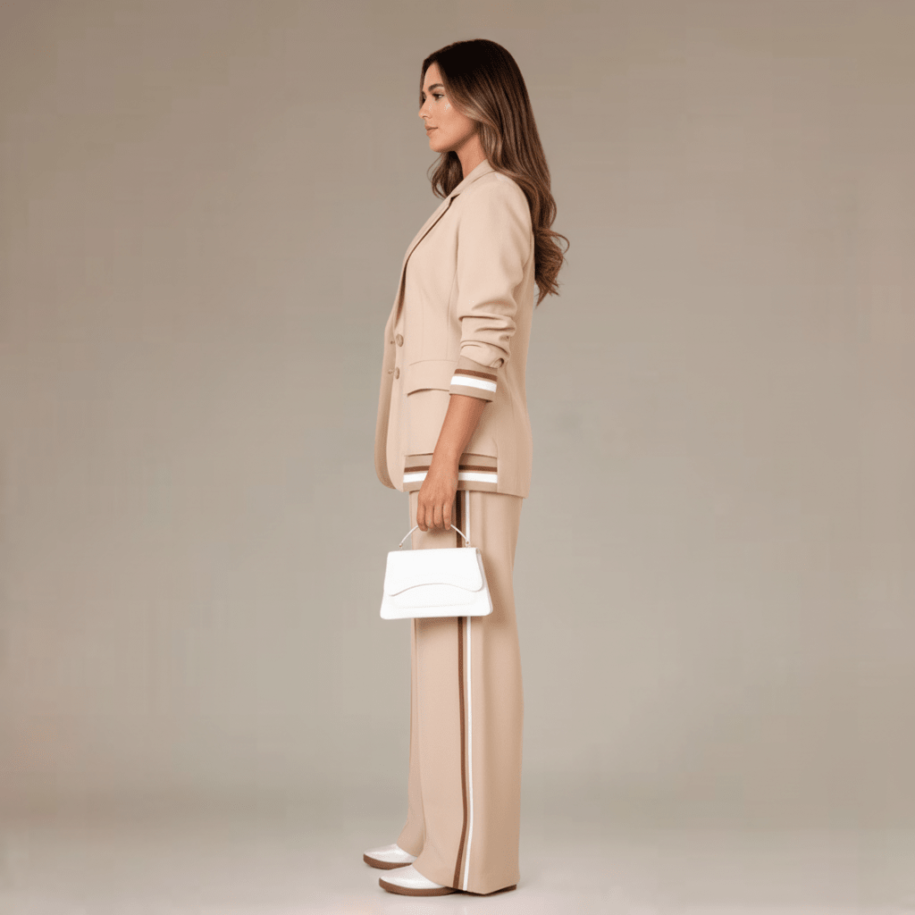 Conjunto Feminino Casaco e Calça Luiza